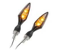 Kellermann Rombo Extremo LED Intermitente Negro Frontal Par