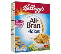 Kellogg's All-Bran Flakes Cereales de Salvado de Trigo 375g | Copos de trigo integral con salvado de trigo y vitaminas, ricos en fibra y aptos para vegetarianos