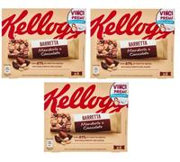 Kellogg's Barretta Mandorle e Cioccolato - 3 barras de caramelo (4 x 32 g), 128 g con 41% de frutas secas