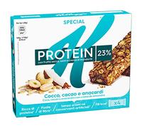 Kellogg's Barritas Special K Proteínas Chocolate, Coco and Anacardo - 2 Paquetes de 4 barritas - Total: 896 gr