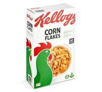 Kellogg's Corn Flakes Cereales de Desayuno 500g | Los copos de maíz tostados originales con vitaminas y hierro, un desayuno clásico y sencillo para tomar con leche