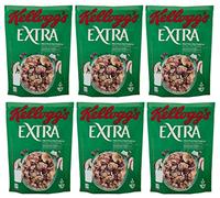Kellogg's Extra Frutta e Frutta Secca - Copos de avena crujientes con frutas deshidratadas, paquete de 375 g