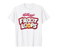 Kellogg's Froot Loops Breakfast Cereal Color Logo Camiseta