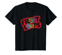 Kellogg's Froot Loops Breakfast Cereal Pop Art Dot Logo Niños Camiseta