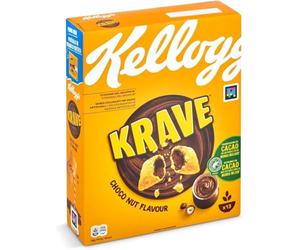 Kellogg's Krave Choco Nut 410g (Paquete de 10)