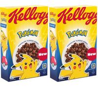 Kellogg's Pokemon Cereal de Trigo y Maíz Sabor a Cacao, 350g (Paquete de 2)