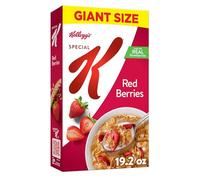 Kellogg's Special K - Cereal de desayuno familiar, cereal de fibra, tamaño gigante, bayas rojas, caja de 544 g (1 caja)