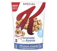 Kellogg's Special K Granola Natural 320g | Granola crujiente de avena natural, trigo y cebada, deliciosa con leche o yogur en el desayuno o como topping