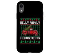 Kelly Family Ugly Christmas Sweater Red Truck Funny Xmas Carcasa para iPhone XR