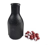 Kelly Pool Shaker Botella de plástico rojo 165 mm (negro)