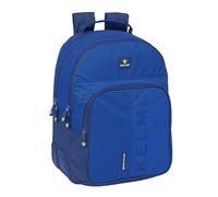 Safta Mochila escolar KELME BLUE – Infantil, cómoda y versátil – 32x15x42 cm