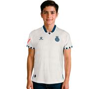 Kelme - Camiseta oficial RCD Espanyol Segunda Equipación 2025-2026 Niño, Unisex, Beige, T 12
