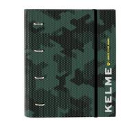 KELME CAMO - Carpeta 4 Anillas de 35 cm con 100 Hojas A4, Ideal para Niños de Diferentes Edades, Cómoda y Versátil, Calidad y Resistencia, 27x3.5x32 cm