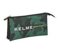 Kelme Camo - Portatodo Triple, Estuche Infantil, Estuche Niño, Ideal para Niños en Edad Escolar, Cómodo y Versátil, Calidad y Resistencia, 22x3x12 cm
