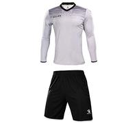 KELME Goalkeeper L/S Set Conjunto Equipaciones Portero, Hombre, Light Bray/Black, M