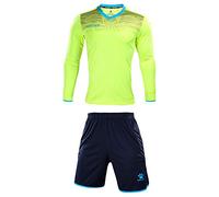 Kelme Goalkeeper L/S Set Conjunto Equipaciones Portero, Hombre, Neon Yellow/Black, 3XL