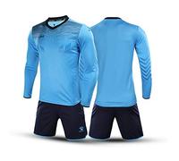 KELME Goalkeeper L/S Set Conjunto Equipaciones Portero, Hombre, Sky Blue/Dark Blue, M