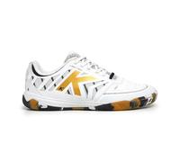 KELME Zapatillas De Fútbol Sala All In Special Player Blanco Y Oro Y Negro Talla 44