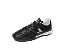 KELME Zapatos de fútbol de interior para niños, tacos de césped de fútbol sala para jóvenes, entrenamiento atlético para niños y niñas, Negro, 33 EU