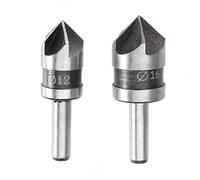Keloc Brocas avellanadoras para Metal | avellanadores Acero Alta Velocidad,2 uds 82 Grados vástago Molino Broca avellanado en tamaños 1/2 Pulgada 5/8 Pulgada