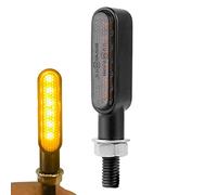 Keloc Giro Motocicleta, 1200LM Luces señal Giro Delanteras Motocicleta Agua Corriente, Indicador Intermitente Moto Scooter Impermeable 12 V con 12 LED