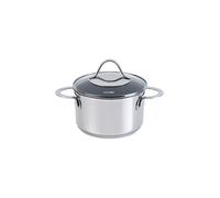 KELOMAT Cacerola para carne 16cm / 1,9l Perfekt Acero inoxidable Antiadherente plata