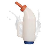 keloppasit Botella de alimentación de cordero, alimentadores de leche de cabra de viaje para mascotas, recipientes de alimentación de terneros de gran capacidad con báscula, suministros para bebidas