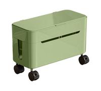 keloppasit Caja Organizadora de Cables - Bandeja De Almacenamiento para Alambres con Ruedas | Portacables de Carga para Escritorio,para Oficina Hogar Configuración De Juegos Soporte De TV Sala De