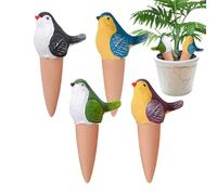 keloppasit Estaca De Autorriego, Kit Inserción Liberación Lenta 4 Piezas, Regadores Para Vacaciones, Para Flores, Verduras, Plantas De Interior, Orquídeas, Balcón Y Cama Elevada