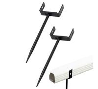 keloppasit Estacas Portabajantes | 2 Piezas Soporte Para Tubo De Lluvia,Estacas Para Tubo De Bajada De Lluvia,Uso En Casa Jardín Entrada Acera Sótano Pozo De Ventana Césped Propietarios Jardineros