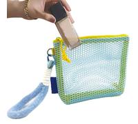 keloppasit Estuche De Maquillaje,Neceser De Viaje Ligero Transparente con Malla - Bolsillo Cosmético Ligero Transparente para Gimnasio Senderismo Coche Piscina Bodas Playa Viajes De Negocios Hospital