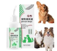 keloppasit Gotas Óticas para Gatos | Solución Limpiadora para Oídos - Limpiador De 60 Ml para Reducir Cera Y Suciedad Aliviar Picor Controlar Olores Y Garrapatas En Cachorros