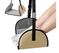 keloppasit Hammaca Pies Para Avion | Longitud Ajustable Pies Viaje | Reposapies Confort Piernas Avion Tren Oficina Hogar Coche | Escritorio Descanso Comida