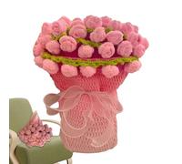 keloppasit Kit de Manta Crochet,Fácil de Aprender con Instrucciones,Kit de Manta de Ganchillo para Principiantes | para Adultos Abuela Mamá Mantas para Cama Hogar Oficina Cumpleaños Navidad