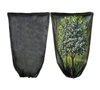 keloppasit Malla Sombra para Plantas Jardín,Barrera Protectora Negra Antipájaros 2 Piezas - Malla Sombra Jardín con Protección UV - Árboles Frutales, Flores, Arbustos De Arándanos, Camas Elevadas,