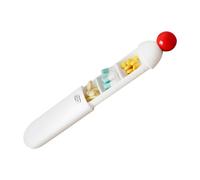 keloppasit Pastillero | Organizador de pastillas de viaje, estuche de almacenamiento semanal portátil, dispensador extraíble 3 veces al día para suplementos de adultos, aceite de hígado de bacalao