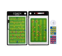 keloppasit Tabla de entrenamiento de borrado en para fútbol, portapapeles de entrenamiento, marcador magnético, rastreador para entrenamiento, béisbol, fútbol, hockey, dugout deportes