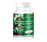 Kelp 300mcg - Yodo de algas Kelp - 360 comprimidos para ¡1 AÑO! - Suplemento de yodo natural | Vitamintrend®