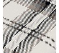 Kelso Grey - Sábana Bajera y Funda de Almohada Blanca 120 x 200 + 50 x 80 cm