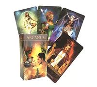 KELUNIS Cartas De Tarot Arcanum, Naipes De Fiesta Familiar Baraja Tarot Card Juegos De Mesa para Principiantes