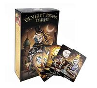 KELUNIS Cartas del Tarot Y Guía De Deviant Moon, 78 Tarot Deck Juego De Futuro con Caja Colorida para Principiantes