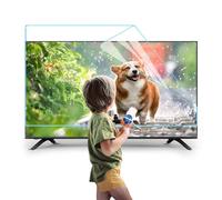 KELUNIS Protector de pantalla de TV anti-luz azul de 55 pulgadas, protectores de pantalla transparentes HD que bloquean los rayos UV, apto para televisores OLED, QLED, LED y LCD, fácil instalación,55"