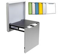 KELUNIS Sillas Plegables de Pared, Taburete Plegable para Cambiarse de Zapatos Que Ahorra Espacio, se Puede Guardar Sin Ocupar Espacio, para Entrada del Hogar o Pasillo, Fácil de Plegar,White