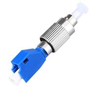 KELUSHI Conector de fibra óptica, FC macho a LC hembra híbrido adaptador convertidor de fibra óptica compatible con medidor de potencia óptica localizador visual de fallos