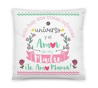 Kembilove Almohada para Abuela - Cojines para Abuelas - Regalos Originales para Abuelas - Cojín con Mensaje Nadie me consiente como mi Abuelita - La Mejor Sorpresa para tu Abuela (Amor de mi Madre)