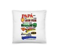 Kembilove Almohada para Padre - Cojín de papá de Primera Calidad con Mensaje Gracioso - Cojines para Regalar el día del Padre - Regalos Originales para cumpleaños, Aniversarios