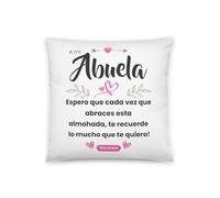 Kembilove Cojin Abuela | Cojin Dia de la Madre | Regalos para hacerle a tu Mejor Amiga | Regalo Dia de la Madre | Regalo Personalizado | Cojin Mama