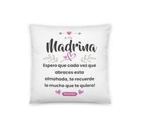 Kembilove Cojin Madre | Cojin Personalizados | cojín día del Padre | Regalos para mi cuñada | Regalo día de la Madre | Regalo Abuela (Madrina)