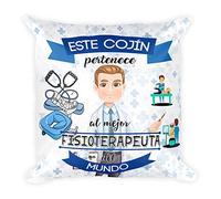 Kembilove Cojin Original de Fisioterapeuta - Decoracion habitación Mujer - Accesorios de Oficina - Regalos para Fisioterapeuta - Regalos Personalizados Fisioterapeutas