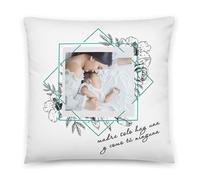 Kembilove Cojín Personalizado con Foto Mamá - Regalo día de Las Madres Original - Cojines Personalizados 40x40 cm - Regalo para Mujer Madre Solo Hay una - Detales para sorprender